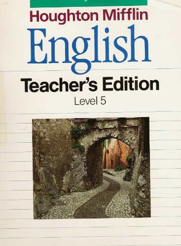 9780395502754: Houghton Mifflin English, Teacher's Edition, Level 5