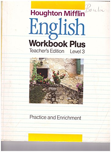 9780395503522: English, Level 3: Teacher's Workbook Plus Practice And Enrichment With Answer Keys