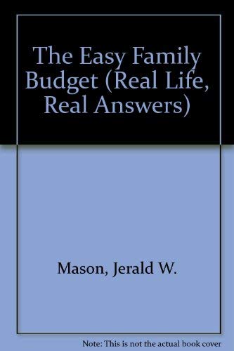 9780395510964: The Easy Family Budget