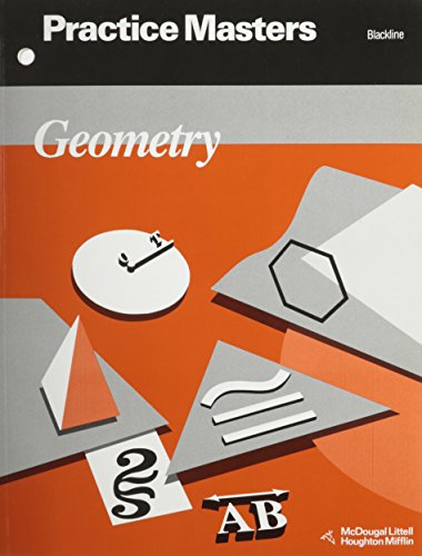 Imagen de archivo de McDougal Littell Jurgensen Geometry: Practice BLMS Geometry a la venta por HPB-Red