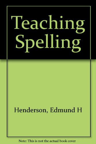 Stock image for Teaching Spelling for sale by SecondSale