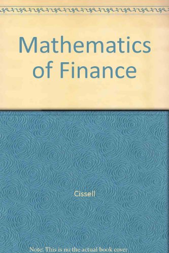 9780395526521: Mathematics of Finance