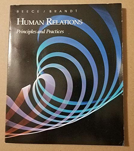 9780395529942: Human Relations: Principles and Practices