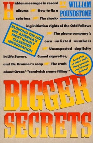 9780395530085: Bigger Secrets: More Than 125 Things They Prayed You'd Never Find out