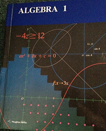 9780395535899: Algebra 1 (McDougal Littell High School Math)