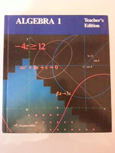 9780395535905: Algebra 1