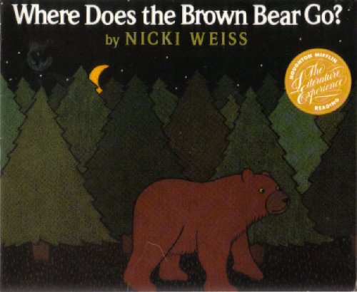 9780395538890: Where Does the Brown Bear Go? [Taschenbuch] by Nicki Weiss