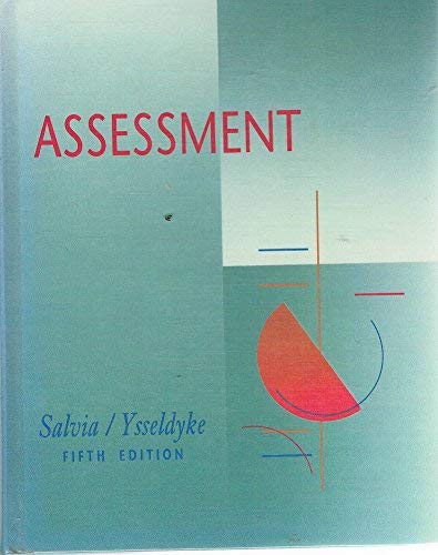 9780395544518: Assessment in Special and Remedial Education