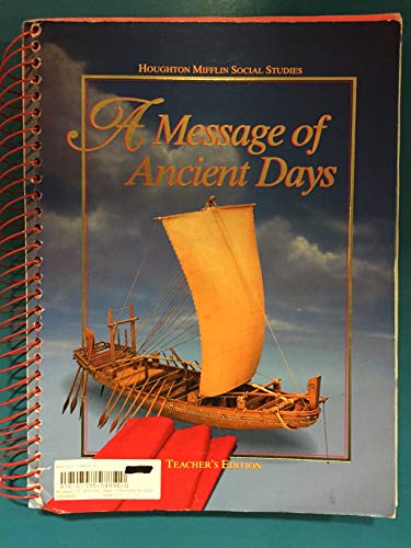 A Message of Ancient Days, Teacher's Edition (9780395548967) by Beverly J. Armento