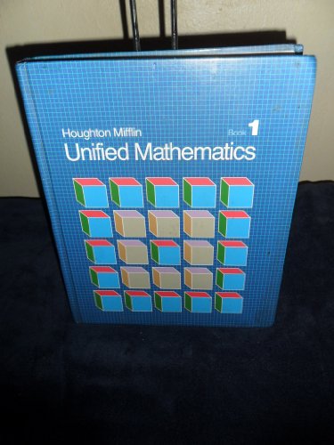Imagen de archivo de Unified Mathematics Book 1 a la venta por ThriftBooks-Dallas