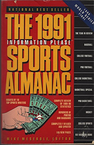 9780395551349: Information Please Sports Almanac 1991