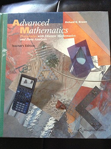 9780395552100: Advanced Mathematics: Precalculus with Discrete Mathematics and Data Analysis, Teacher's Edition