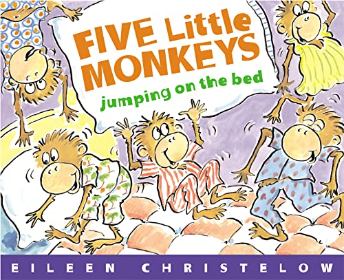 FIVE LITTLE MONKEYS JUMPING ON THE BED