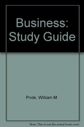 Beispielbild fr Business: Study Guide zum Verkauf von Irish Booksellers