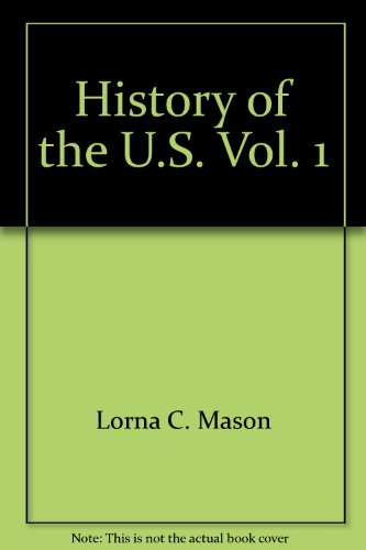 Imagen de archivo de History of the U.S., Vol. 1 a la venta por Nationwide_Text