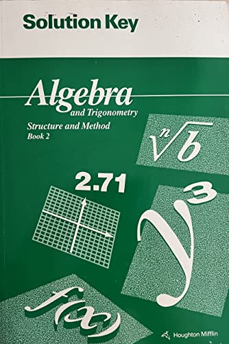 9780395585382: Algebra and Trigonometry: Structure and Method Solution Key: 2