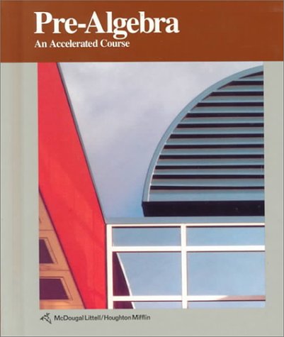 Imagen de archivo de Pre-Algebra : An Accelerated Course a la venta por Better World Books