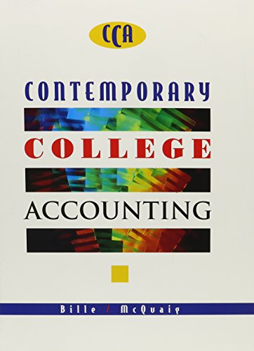 Stock image for Contemporary College Accounting for sale by WorldofBooks