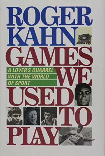 9780395593516: Games We Used to Play: Four Decades of Sports Writing [Idioma Ingls]