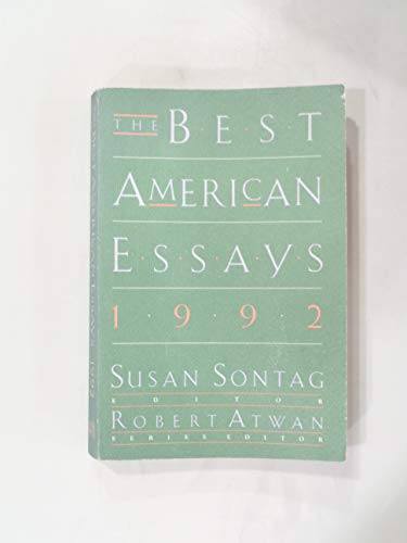 Imagen de archivo de The Best American Essays, 1992 a la venta por Wonder Book