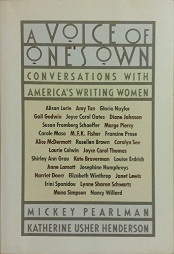 Stock image for A Voice of One's Own - Conversations with America's Women. for sale by Worpsweder Antiquariat