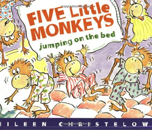 9780395601150: Five Little Monkeys Jumping on the Bed (Houghton Mifflin Book & Cassette Favorites)