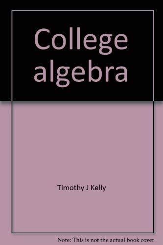 Imagen de archivo de College Algebra a la venta por BookHolders