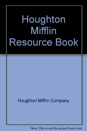Stock image for Houghton Mifflin Resource Book for sale by Better World Books