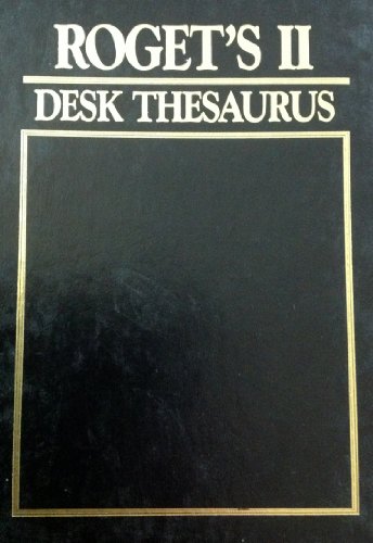 Imagen de archivo de Roget's II Desk Thesaurus/Home, School, and Office Edition a la venta por HPB Inc.