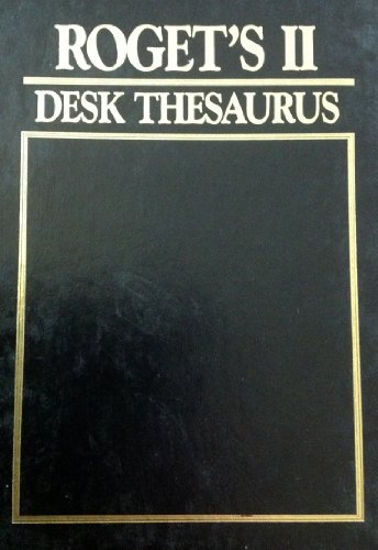 9780395620274: Roget's II Desk Thesaurus/Home, School, and Office Edition