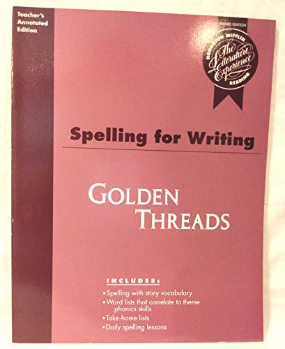 9780395623725: Spelling for Writing