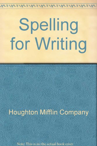 9780395623862: Spelling for Writing