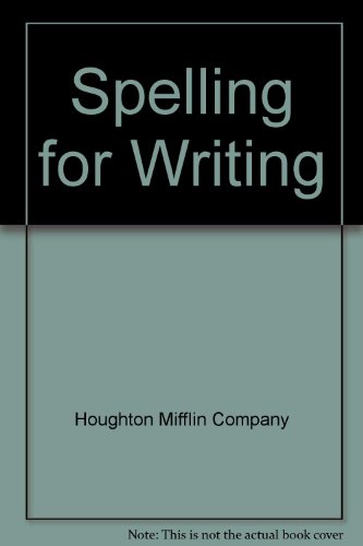 9780395623879: Spelling for Writing