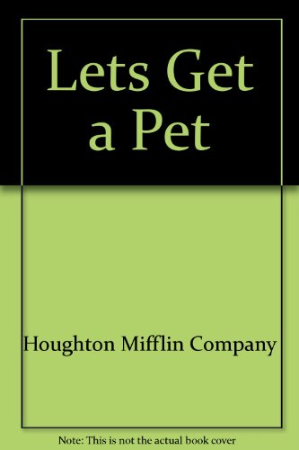 Imagen de archivo de Lets Get a Pet a la venta por SecondSale