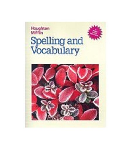 9780395626658: Houghton Mifflin Spelling and Vocabulary: Level 8