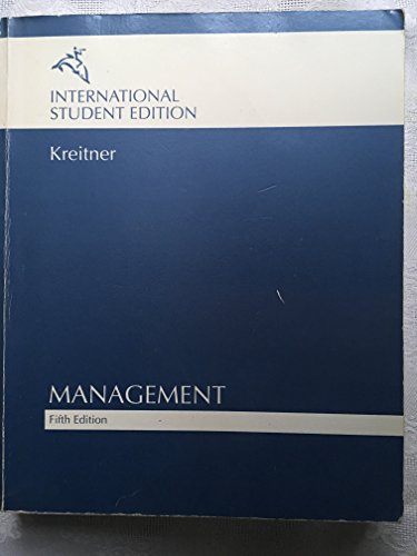 Management: A Problem Solving Process (9780395628409) by Robert Kreitner