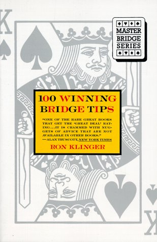 Beispielbild fr 100 Winning Bridge Tips for the Improving Player (Master bridge series) zum Verkauf von Wonder Book