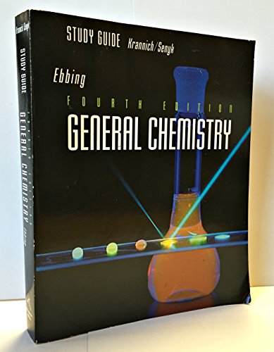Beispielbild fr General Chemistry Study Guide zum Verkauf von Wonder Book