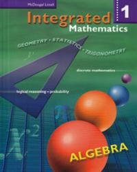 Beispielbild fr Integrated Mathematics I, Overhead Visuals zum Verkauf von Virginia Martin, aka bookwitch