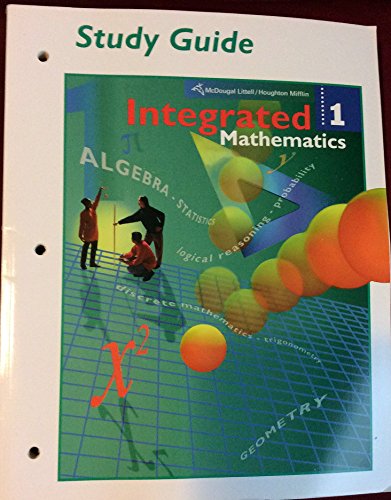 9780395644355: Integrated Mathematics, Grade 9 Book 1 Study Guide: Mcdougal Littell Integrated Math