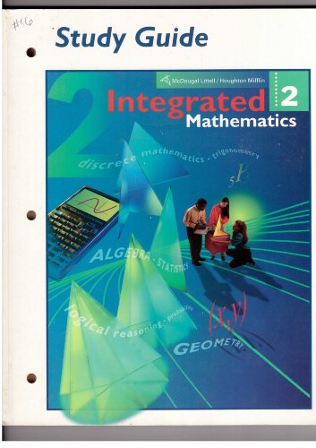 Beispielbild fr Mcdougal Littell Integrated Math: Study Guide Book 2 ; 9780395644423 ; 0395644429 zum Verkauf von APlus Textbooks