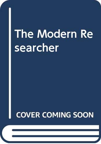 Imagen de archivo de The Modern Researcher a la venta por Wonder Book