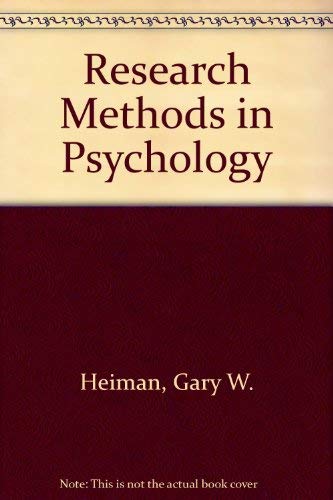 Stock image for Research Methods in Psychology for sale by WorldofBooks