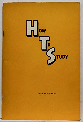 Imagen de archivo de How to Study a la venta por Hawking Books