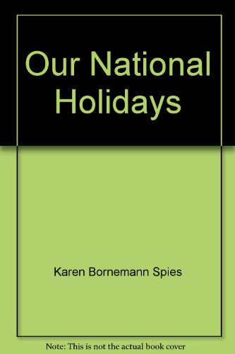 Imagen de archivo de Our National Holidays (I Know America) a la venta por BookHolders