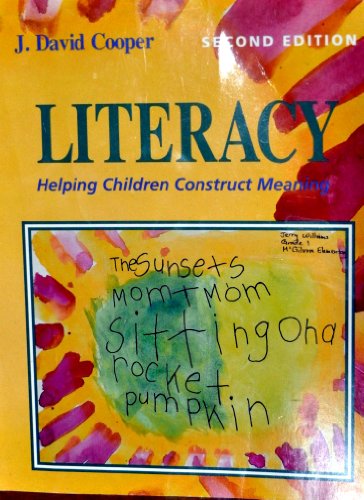 Stock image for Literacy Helping Children Construct Meaning for sale by Wonder Book