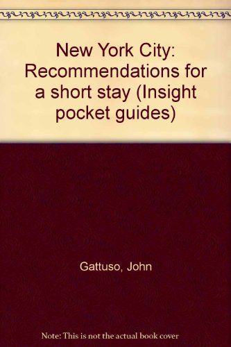 Stock image for New York City: Recommendations for a Short Stay (Insight Pocket Guides) for sale by Wonder Book