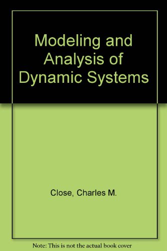 9780395661581: Modeling and Analysis of Dynamic Systems