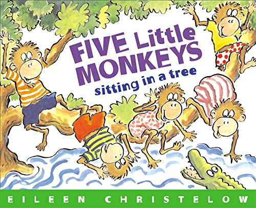 Stock image for Five Little Monkeys Sitting in a Tree (A Five Little Monkeys Story) for sale by Gulf Coast Books