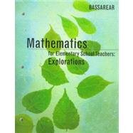 Beispielbild fr Mathematics for Elementary Teachers : Explorations Manual zum Verkauf von Better World Books